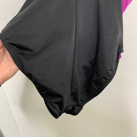 Magic Suit by Miraclesuit Swimsuit One Piece Swimwear Orchid Womens Size 12 New - Picture 11 of 15